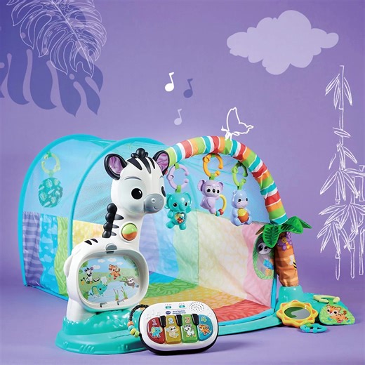 [NOUVEAU] 🦋 À chaque traversée du Super tunnel des découvertes 6 en 1, votre tout-petit s'éveille et grandit en musique ! Il n'a pas fini de ramper et de marcher à 4 pattes ! 😄 👶 Âge conseillé : 3-36 mois 💡 Le piano lumineux et les 6 hochets sont détachables pour amuser votre bout de chou n'importe où ! En avant les découvertes ! 👉 https://bit.ly/3ZZRXqz | VTech Jouets