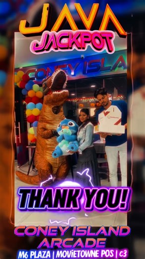 3.1K views |  The Java Jackpot was NEXT LEVEL at Coney Island Arcade! ✨ Massive shoutout to our amazing sponsors, our big winners , and ALL of you who came out and brought the vibes!  And guess what… this is just the beginning   See you at M6 Plaza, MovieTowne POS & C3 for even MORE fun, prizes & action!  #JavaJackpot #ConeyIslandArcade #MovieTowne #LevelUpTheFun #BigWinsBigSmiles | MovieTowne Trinidad | Facebook