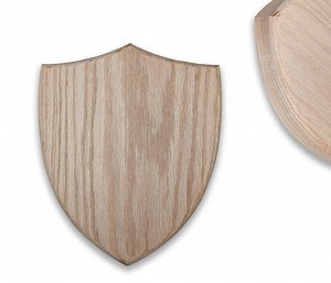 Red Oak Plaque – Shield, 0.25 Inch Round Over Edging, Taxidermy, Awards, Crafts - Etsy