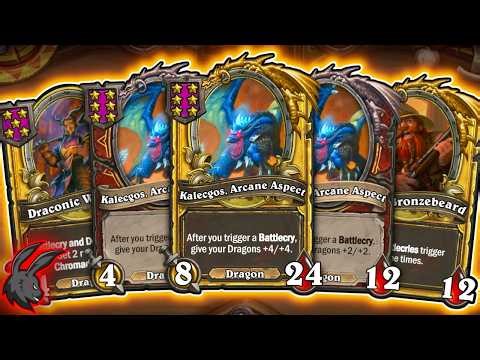 INSANE Dragon Game! @superjj102 | Hearthstone Battlegrounds Commentary