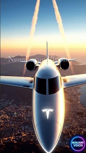 World’s First Tesla Private Jet – Ultra-Luxury,#tesla #privatejet #elonmusk #aigenerated