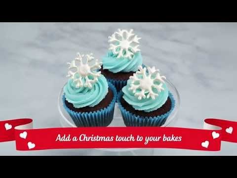 How to make WHITE CHOCOLATE SNOWFLAKES decoration | Christmas Recipe