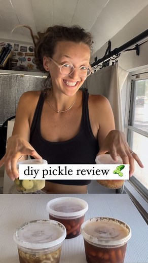 diy pickle review !!!! okay i think it’s safe to say we slayed it 💅🏻 thanks again to John @tiptopcanningco for hosting this AMAZING pickling class ! i will be coming back to pickle more veggies 🥒🫙 | Picked by Pickles