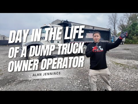 DAY IN THE LIFE of a Dump Truck Owner Operator | 8LL Kenworth Gear Shifting POV
