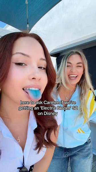 ELECTRIC BLOOM SEASON 2?!? CONFIRMED BY CARMEN?! 😍 #disneychannel #actress