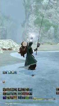 Putting fish in your pockets is helpful. #ffxiv