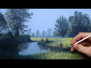 Painting highly realistic grass the easy way - how to paint realistic grass