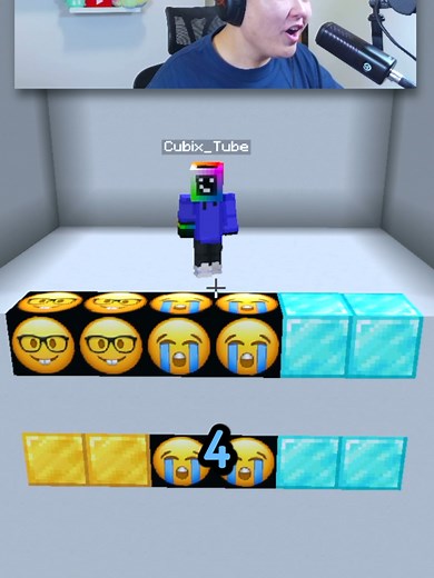 Color Match Challenge Using Emoji Blocks in Minecraft
