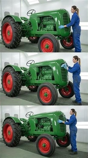 The Most Stylish Tractor Ever? 1941 Oliver 70 Restoration(ASMR)#shorts