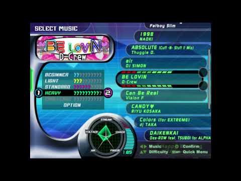 Dance Dance Revolution EXTREME2 Song List