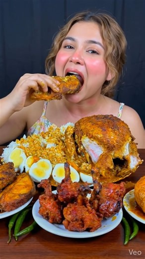 ASMR Mukbang Eating Fried Chicken, Fish & Rice 🍗🐟🍚 | Crunchy Eating | Satisfying & Relaxing ASMR