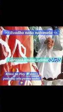 Svadba naša najvesela - Goranska (tekst - Rean Jusufi 2026) #goranskepesme #goranskamuzika #shorts