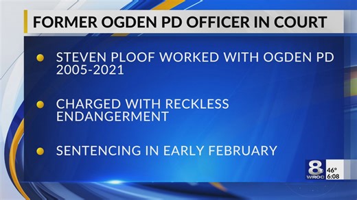 Former Ogden police officer takes plea deal for reckless endangerment