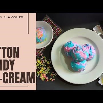 How to make Cotton Candy Ice cream | Cotton Candy | Ice Cream Recipes | DIY cotton candy Icecream