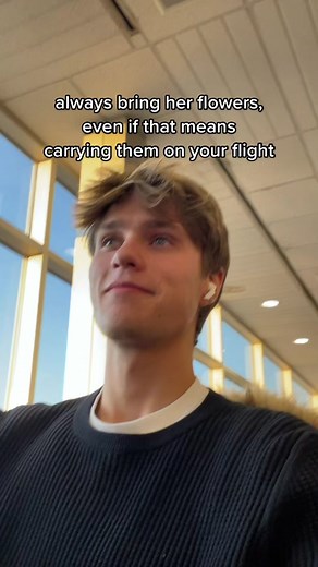 Carrying Flowers on a Flight: A Romantic Gesture