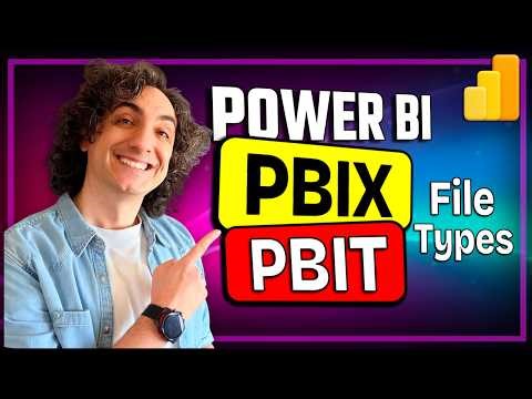 Power BI File Types Explained: PBIX vs PBIT (Explained Visually) | #Power BI Course 7
