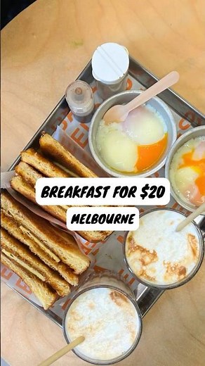 $20 breakfast in Melbourne #melbournefood #melbourneeats #melbourne #youtubeshorts #chasingaplate