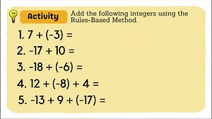 This video is about ADDING INTEGERS. It includes 3 METHODS on ADDITION OF INTEGERS; Using Concrete Models like Colored Counters or Integer Chips, Using Pictorial Model like the Number Line, and Using the Numerals through The Rules-Based Method. This is part of the lesson on NUMBERS AND ALGEBRA for Grade 7 in the Third Quarter under DepEd's new MATATAG CURRICULUM. The medium of instruction used is mixed English and Tagalog for easier comprehension. #matatagcurriculum #matatag #tagalogmath #math7 
