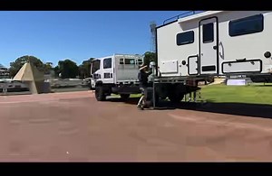 Lift off! Isuzu Dual Cab NPS Expedition Truck with our 4.2m Slide On. Sleeps 4-5 people with electric bed over large lounger with a generous size ensuite, kitchen and even includes a washing machine. #familycaravan #familycamping #caravan #SCCT #offroadrv #caravanlifestyle #hybridcaravan #4x4 #Adventure #ad #travelaustralia #perthisok #perth #campingaustralia #caravanaustralia #offroadwa #offroadlivin #travel #offroad4x4 #southecrosscaravans #southerncrosscampertrailers #expeditiontruck4x4 #expe