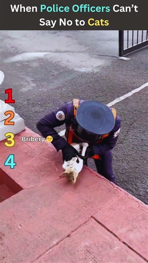 Ranking The Funniest Police Cat Moments 🐱 #cat #catvideos