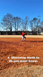 Shortstop feeds to 2B can’t be one-size-fits-all. Here are 4 different feeds depending on distance, timing, and runner speed. At the youth level, the priority is securing 1 out first — the double play is a bonus when fundamentals are solid. Follow for more infield fundamentals and double play training. #baseball #infield #shortstop #secondbase #doubleplay #baseballtraining #baseballcoach #playerdevelopment | Casamayor Baseball Academy LLC