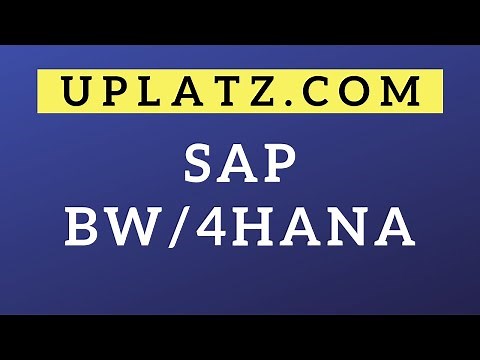 Introduction to SAP BW/4HANA | Tutorial on BW4HANA | Uplatz