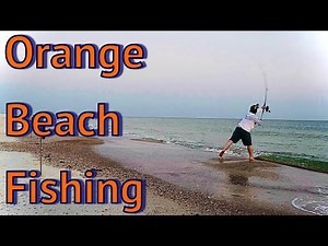 Surf Fishing at Orange Beach (Alabama Gulf Coast)