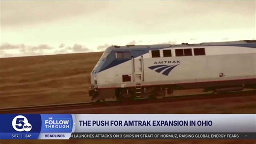 When are the new Amtrak routes coming to Cleveland?