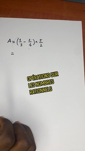 Exercice Niveau 4ème sur les Nombres Rationnels
