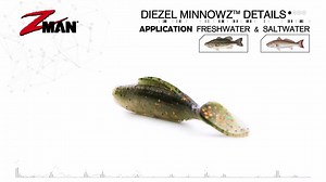 4.7K views · 99 reactions | Unparalleled softness, action, and ElaZtech® durability merge to create the most bulletproof swimbait on the market. Inspired by Z-Man's renowned three-inch MinnowZ™, fresh- and saltwater anglers alike will find that the DieZel MinnowZ's hook slot and split dorsal fin provide easy weedless rigging and problem-free hooksets. | Z-Man Fishing Products | Facebook
