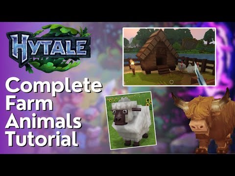 Everything You need to Know About Farm Animals in Hytale