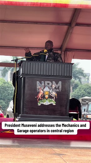 President Museveni's Address to Mechanics and Garage Operators