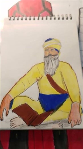 I draw Guru teg Bahadur ji drawing
