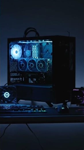 Nocturnal beast: Building a powerful PC with RGB #рекомендации Игровой ПК, Сборка ПК, MSI, RTX