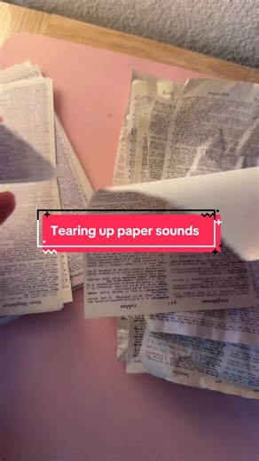 Tearing Paper Sounds ASMR No Talking Experience