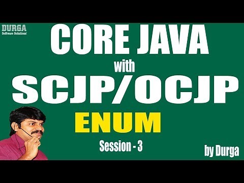 Core Java With OCJP/SCJP:ENUM Part- 3||enum vs constructor