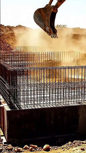 Massive Excavators at Work: Earthmoving & Foundation Construction! 🏗️