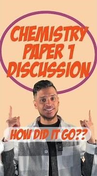 GCSE Chemistry Paper 1 Discussion