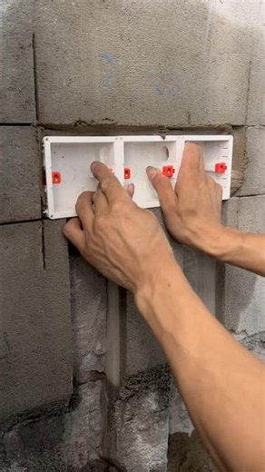 86mm Electrical Box Installation | Wall Putty Finishing
