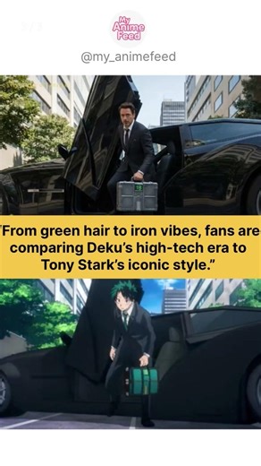 Did Deku Just Turn Into Anime’s Tony Stark? 🤯 #anime #animefansusa #myheroacademia #shorts