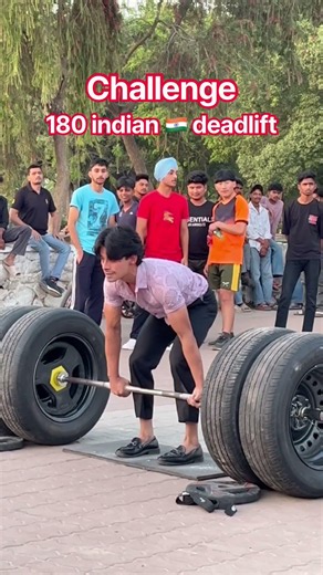 🇮🇳 180 KG DEADLIFT CHALLENGE! 🔥