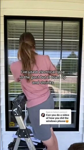 How to make your window grids black using vinyl