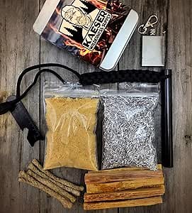 Fire Starting Outdoor Survival Emergency Kit Camping Gear Bushcraft