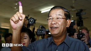 Cambodia election: Hun Sen's ruling party claims victory