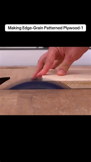 Making Edge-Grain Patterned Plywood-1