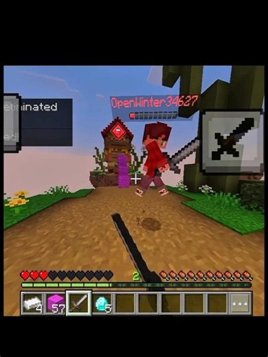 Hive Final Kill using Alien claw 🌟 #mcpe #minecraft #thehive