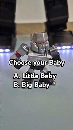 Little Baby, Big Baby Megatron #transformers #robosen #megatron #robosenmegatron