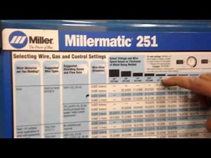 MIG Welder Safety 5 of 7 - Voltage and wire feed settings