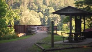 5.2K views · 47 reactions | Fries Junction to Fries, along New River Trail State Park, is a 5.5-mile route that packs adventure and history into one section! ️ You can hike or paddle into primitive Double Shoals Campground and utilize a boat ramp or horse trailer parking in this area.  Downtown Fries is just a few feet from the trail, giving you the chance to grab lunch or explore the quiet, culturally rich town. | Virginia State Parks | Facebook