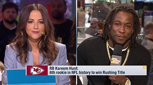 437K views · 1K reactions | How does a rookie RB make sure he wins the Rushing Title? Convince Andy Reid to let him play. Kareem Hunt tells us the story of how he got a chance to take home the Rushing Title in Week 17 | GMFB | Facebook
